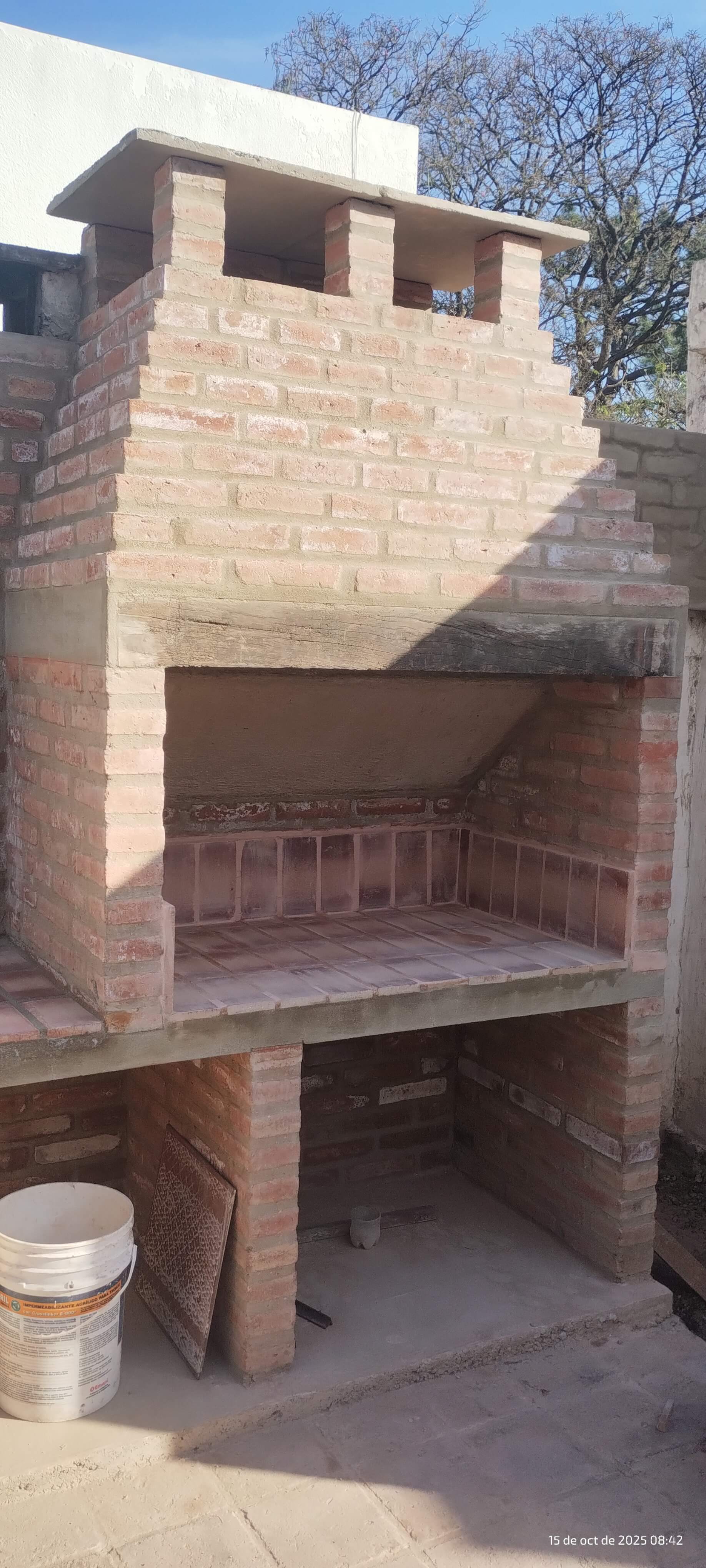 Asador terminado