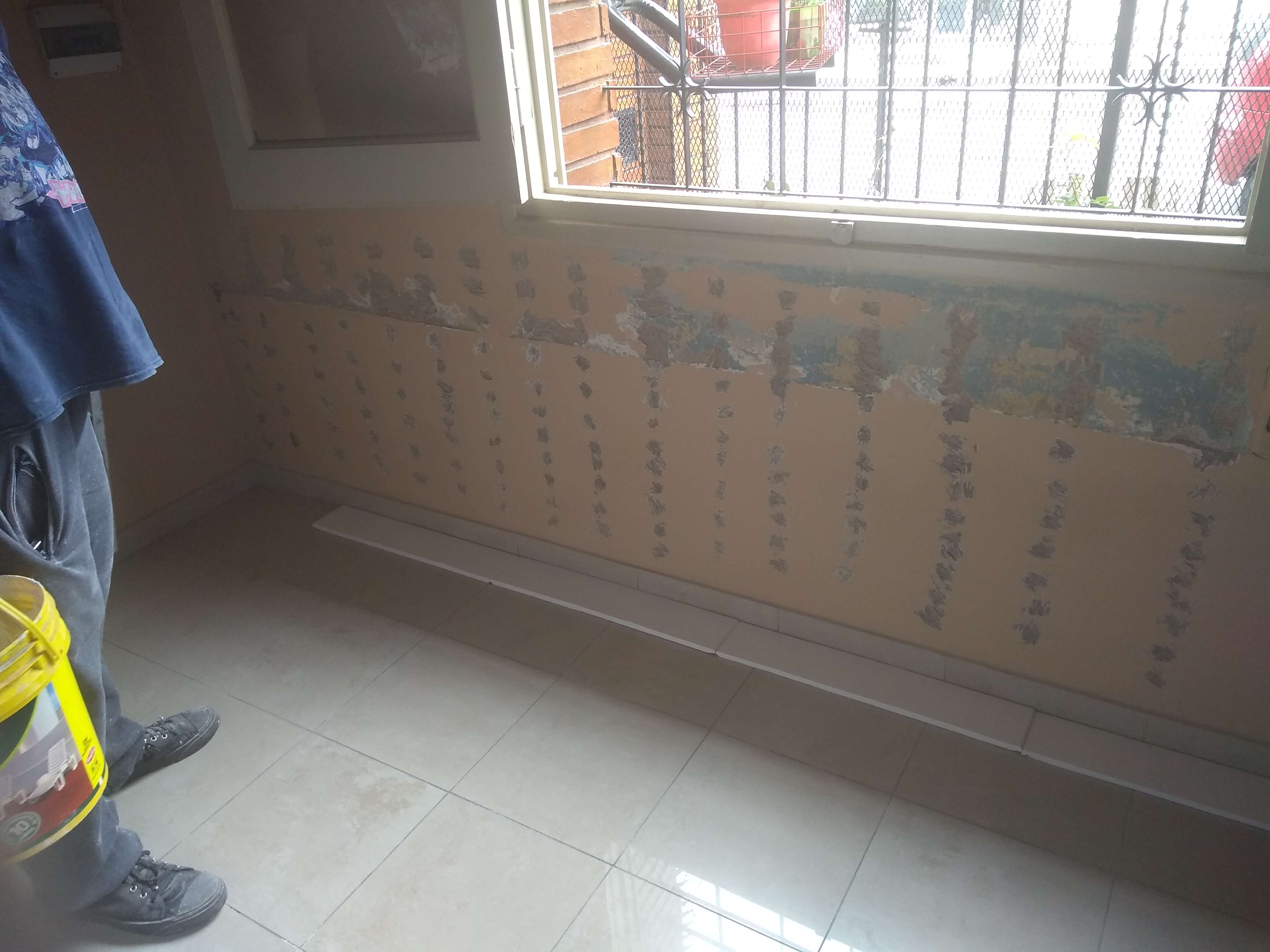 Pared proceso yeso